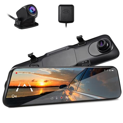 pelsee mirror dash cam|waterproof dash camera.